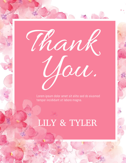 thank you Template | PosterMyWall