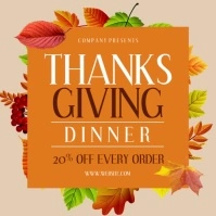 THANKSGIVING Instagram Post template