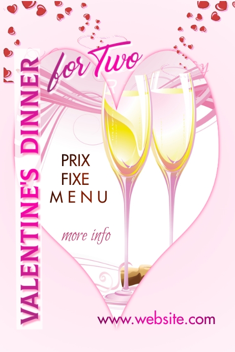 Valentine S Dinner Template PosterMyWall