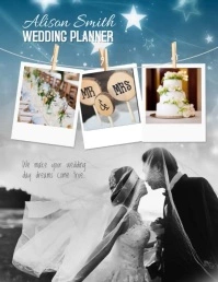 Wedding Event Planner Video Template Pamflet (Letter AS)
