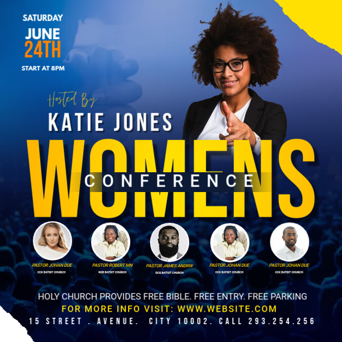 Womens Conference Ad Template | PosterMyWall