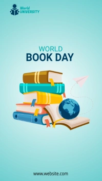 World Book Day เรื่องราวบน Instagram template
