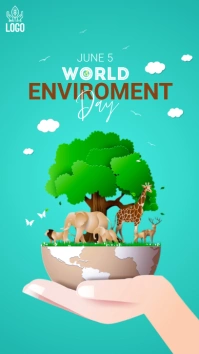 world environment day Instagram Story template
