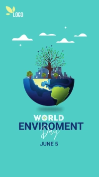 world environment day Instagram Story template