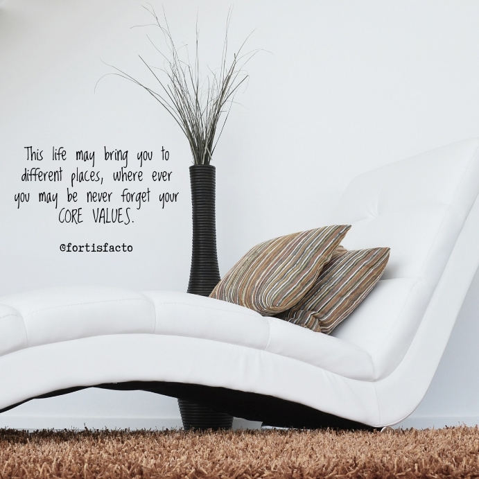 Core Values Instagram Post template