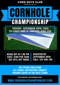 Cornhole Championship A1 template