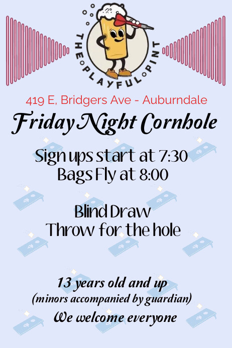 cornhole Template | PosterMyWall