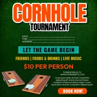 Cornhole Instagram Post template