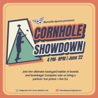 Cornhole Showdown Instagram Post Iphosti le-Instagram template