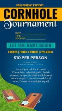 Cornhole Template Instagram Reel