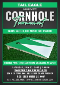 Cornhole Tournament A6 template