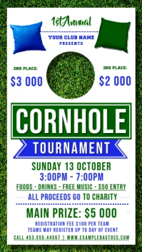 Cornhole Tournament Status WhatsApp template