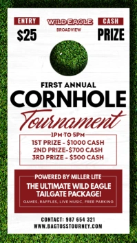 Cornhole Tournament Instagram Story template