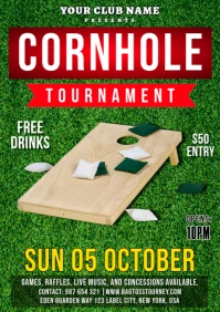 Cornhole Tournament A4 template