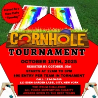Cornhole Tournament Instagram Post template