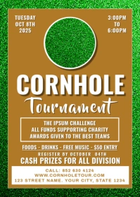 Cornhole Tournament A6 template