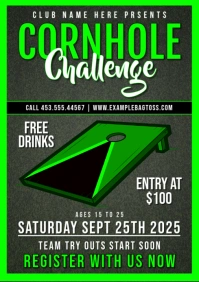 Cornhole Tournament A4 template
