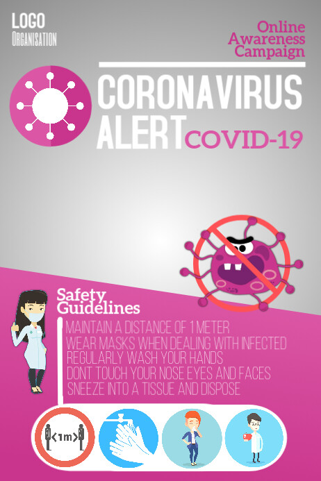 Corona Template PosterMyWall Corona Template PosterMyWall