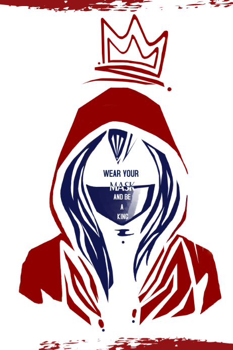 Corona template Poster