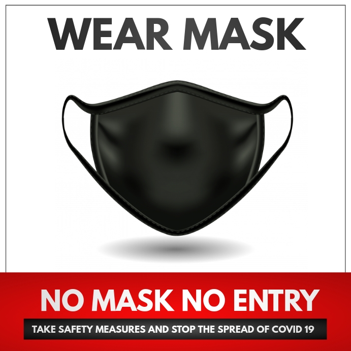 Corona virus awareness template,Wear mask | PosterMyWall