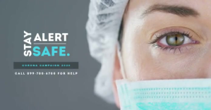 Corona Virus Awareness Video Campaign Рекламное объявление Facebook template