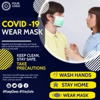 Corona virus template,health Pos Instagram