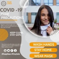 Corona virus template,health Instagram Post