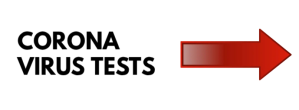 Corona Virus Tests Arrow Information Banner template
