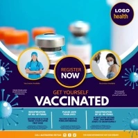 corona Virus vaccination Isikwele (1:1) template