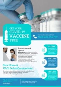 Corona Virus Vaccine Templates A4