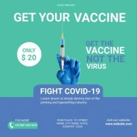 Corona Virus Vaccine Templates Instagram Post