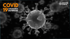 Coronavirus Covid 19 news zoom background Presentación (16:9) template