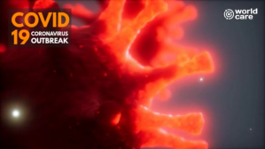 Coronavirus Covid 19 news zoom background Presentación (16:9) template