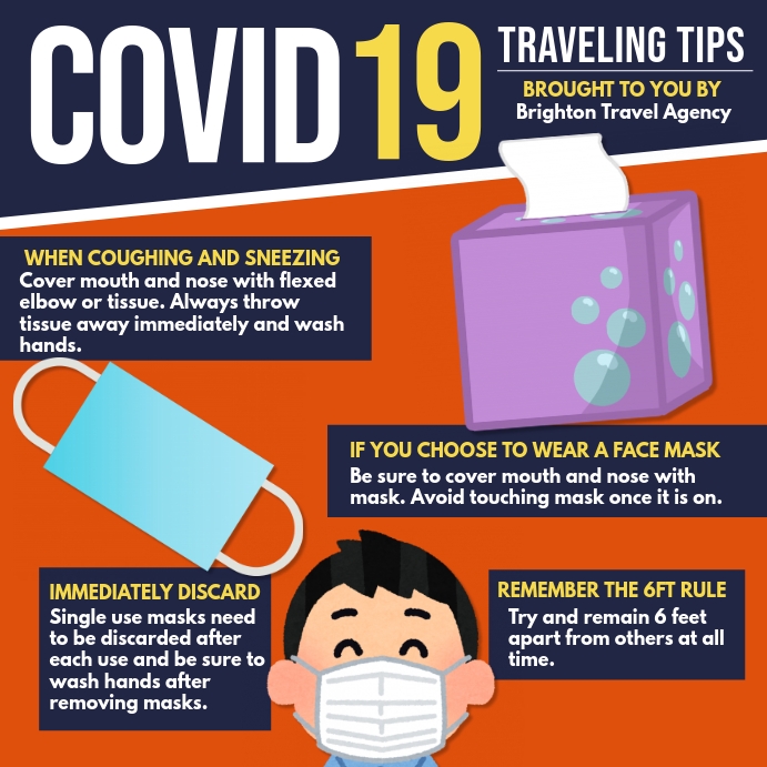 Coronavirus Instagram Post template
