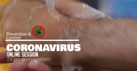 Coronavirus auf Facebook geteiltes Bild template