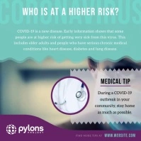 Coronavirus Facts Awareness Campaign Video Vierkant (1:1) template