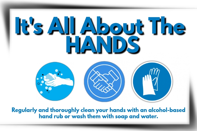 Coronavirus Hands Template | PosterMyWall