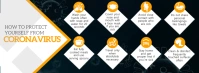 Coronavirus Protection Facebook Cover template