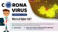 Coronavirus Risk Awareness Facebook Cover Vid template