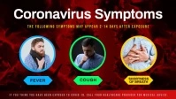 Coronavirus Symptoms Facebook Cover Video template