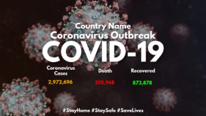 Coronavirus Update Digital Dispaly Design Template