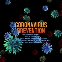 Coronavirus Video Template Instagram Post