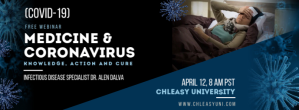 Coronavirus Webinar Facebook Cover Facebook-coverfoto template