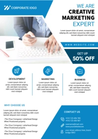 Corporate busines Flyer A3 template