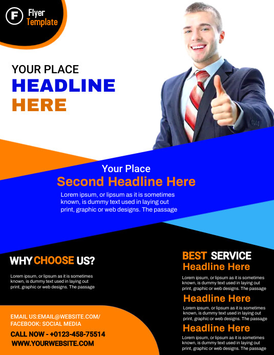 Plantilla de corporate business announcement flyer | PosterMyWall