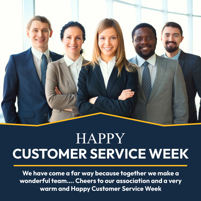 corporate business customer service week Template | PosterMyWall