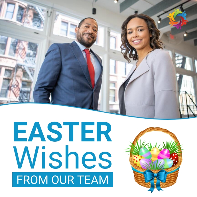 Corporate business Easter wishes Template | PosterMyWall