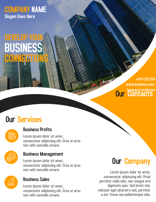 Corporate Business Flyer And Poster Design Template Postermywall