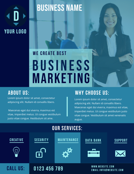 corporate business flyer template | PosterMyWall