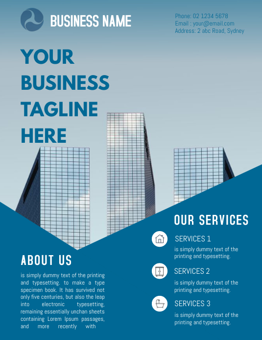 corporate business flyer template postermywall how to make an email flyer